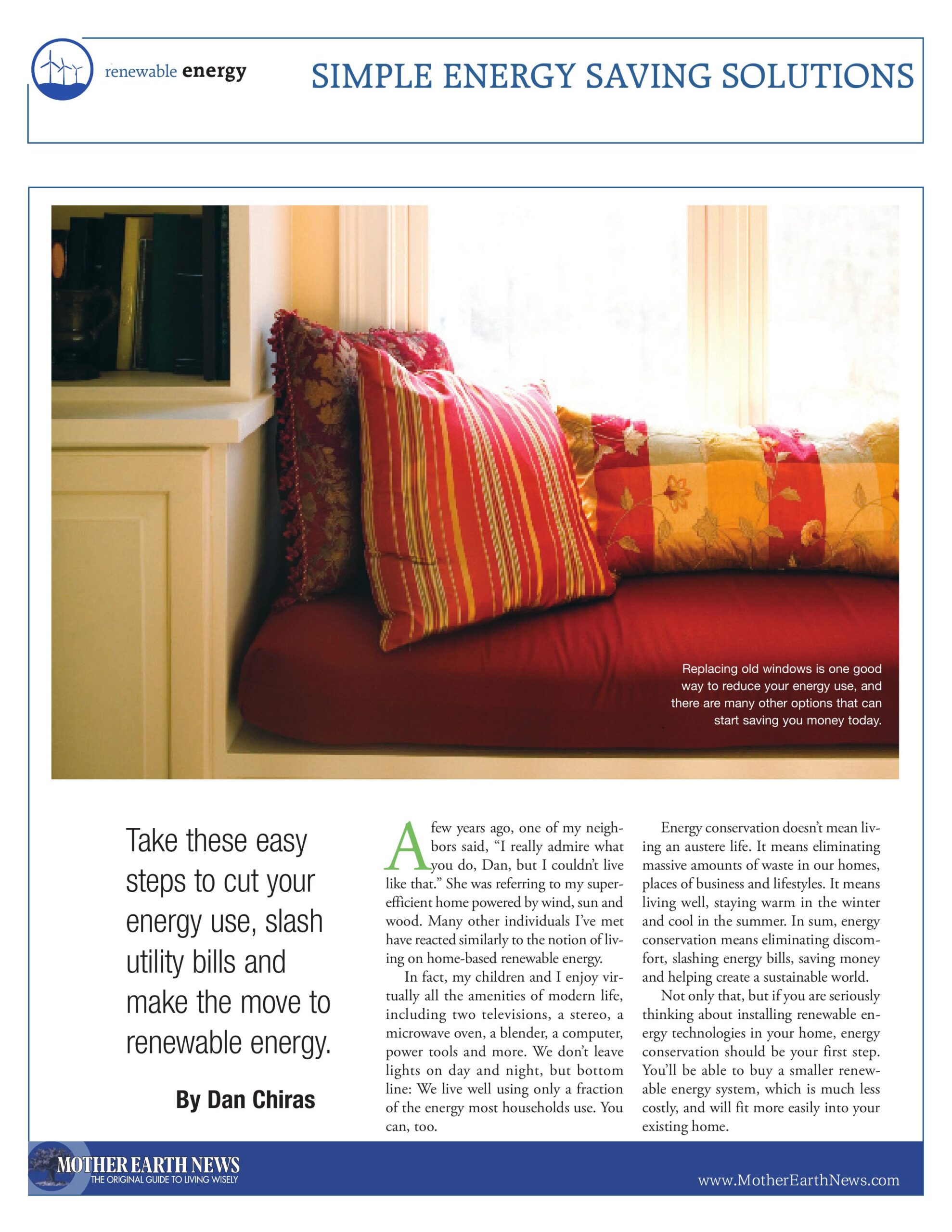 Simple Energy Saving Solutions
