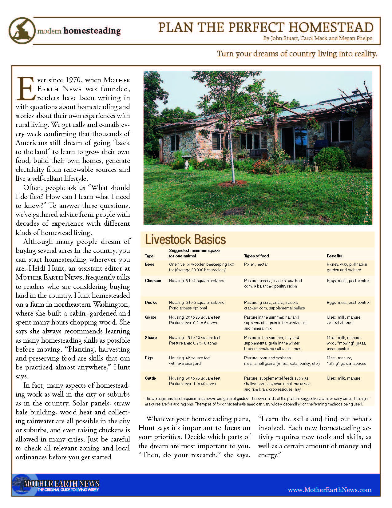 Plan the Perfect Homestead Guide