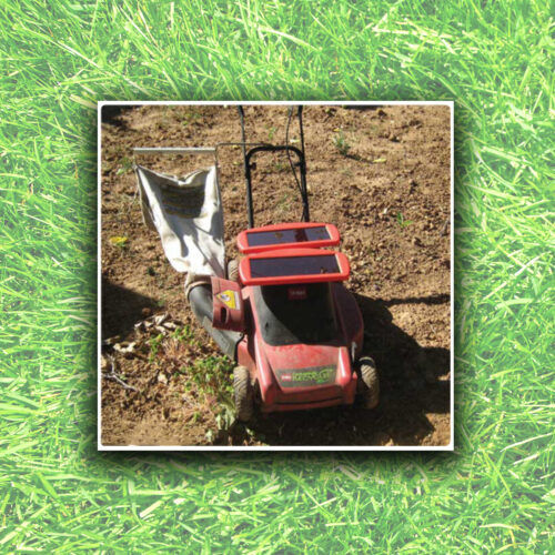 DIY Solar Lawn Mower